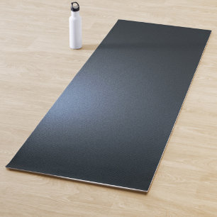 Tapis de yoga couleur dégradé gris cendre élégant