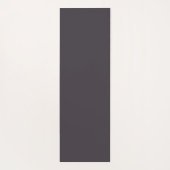 Tapis De Yoga Couleur monogramme personnalisée triée (Dos)