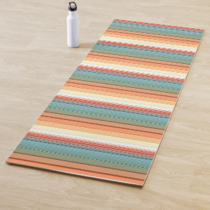 Tapis De Yoga Couleur Muet des rayures sud-ouest