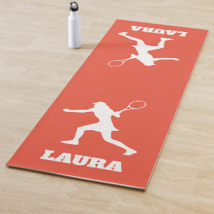 Tapis de yoga couleur personnalisée pour joueuse d