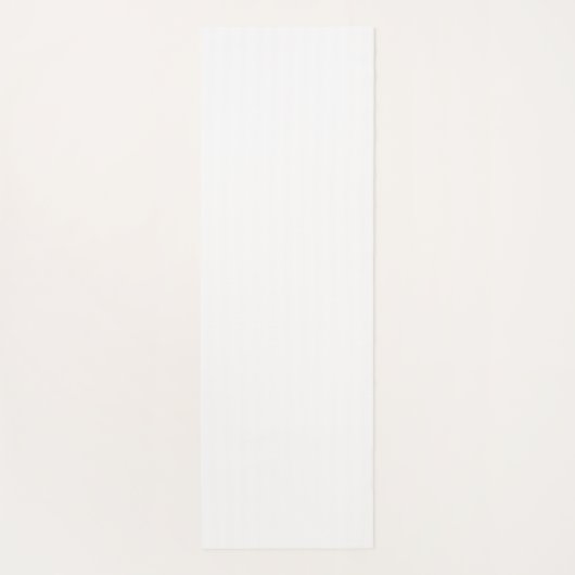 Tapis De Yoga Couleur solide blanche (Dos)
