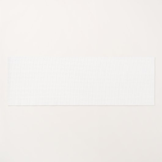 Tapis De Yoga Couleur solide blanche (Devant (Horizontal))