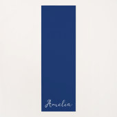 Tapis De Yoga Couleur solide bleue royale (Devant)