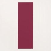Tapis De Yoga Couleur solide Claret | Classique | Élégant (Dos)