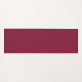 Tapis De Yoga Couleur solide Claret | Classique | Élégant (Devant (Horizontal))