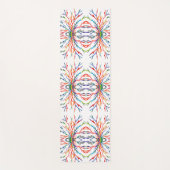 Tapis De Yoga Couleurs arc-en-ciel Abstraites (Devant)