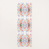 Tapis De Yoga Couleurs arc-en-ciel Abstraites (Dos)