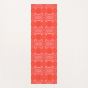Tapis De Yoga Couleurs chaudes Motif sans couleur rouge orange