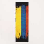 Tapis De Yoga Couleurs de Colombie (Devant)