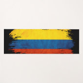Tapis De Yoga Couleurs de Colombie (Devant (Horizontal))