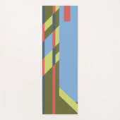 Tapis De Yoga Couleurs et formes graphiques (Devant)