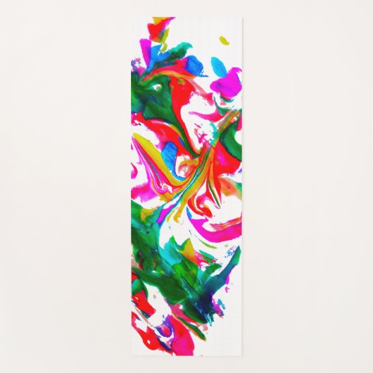 Tapis De Yoga Couleurs folles (Devant)