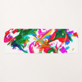 Tapis De Yoga Couleurs folles (Devant (Horizontal))