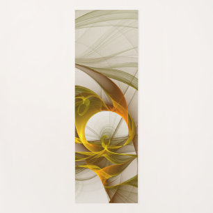 Tapis De Yoga Couleurs Métalliques Précieuses Abstraites Moderne