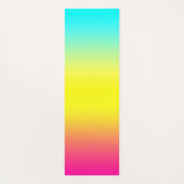 Tapis De Yoga Couleurs ombres magiques arc-en-ciel (Dos)