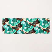 Tapis De Yoga Couple de grenouilles vertes Thunder_Cove (Dos (Horizontal))