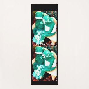 Tapis De Yoga Couple de grenouilles vertes Thunder_Cove
