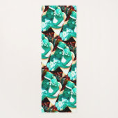 Tapis De Yoga Couple de grenouilles vertes Thunder_Cove (Dos)