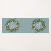 Tapis De Yoga Courbe botanique eucalyptus élégant et moderne (Devant (Horizontal))