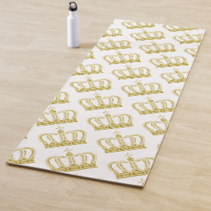 Tapis De Yoga Couronne d'or - luxe royal