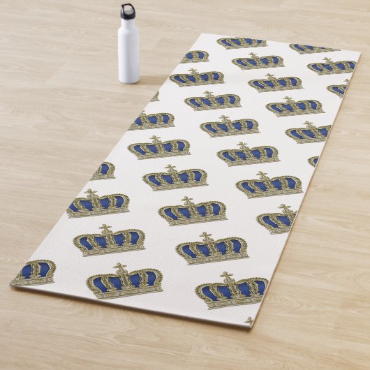 Tapis De Yoga Couronne d'or - luxe royal 5 (En situation)