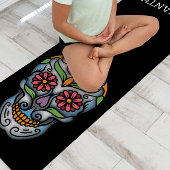 Tapis De Yoga Crâne à sucre vibrant