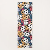 Tapis De Yoga crâne d'halloween (Dos)