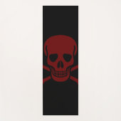 Tapis De Yoga Crâne et os (Devant)