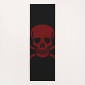 Tapis De Yoga Crâne et os (Dos)