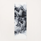 Tapis De Yoga Crâne fantôme de minuit (Devant)