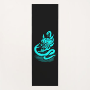 Tapis De Yoga Crâne - Tête diabolique avec serpent