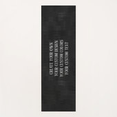 Tapis De Yoga Create Your Own ! (Devant)