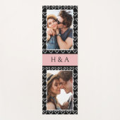 Tapis De Yoga Create Your Own Photo Collage Monogram  (Devant)