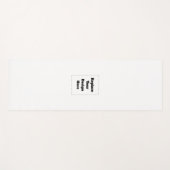 Tapis De Yoga Create Your Own white (Devant (Horizontal))