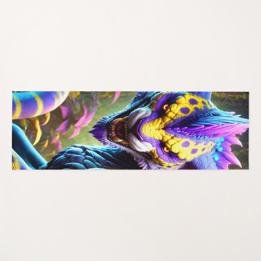 Tapis De Yoga Créatures (Devant (Horizontal))