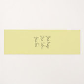 Tapis De Yoga Créez votre propre (Devant (Horizontal))