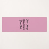 Tapis De Yoga Créez Votre Propre (Devant (Horizontal))