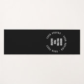 Tapis De Yoga Créez votre propre (Devant (Horizontal))