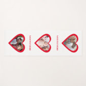 Tapis De Yoga Créez Votre Propre Collage De 3 Photos Et Texte Yo (Devant (Horizontal))