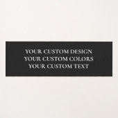 Tapis De Yoga Créez votre propre personnalisation (Devant (Horizontal))