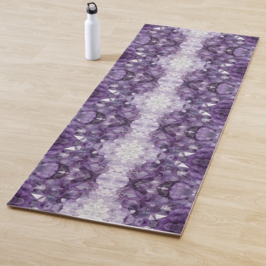 Tapis De Yoga Cristaux d'méthyste de Yoga Mat (En situation)