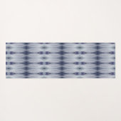 Tapis De Yoga Crocus Ikat 5 Fog (Dos (Horizontal))