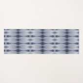 Tapis De Yoga Crocus Ikat 5 Fog (Devant (Horizontal))