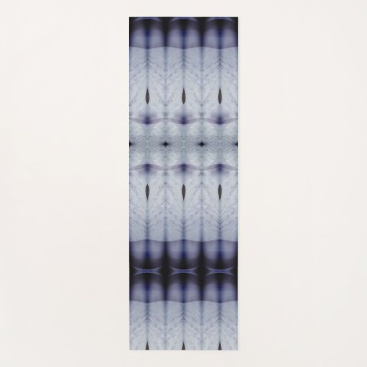 Tapis De Yoga Crocus Ikat 6 Fog (Devant)