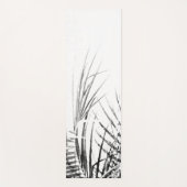 Tapis De Yoga Croquis minimalisme Feuille Palm Tree (Devant)