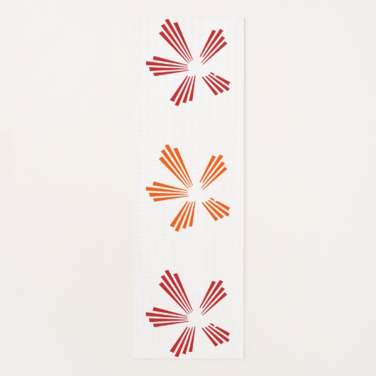 Tapis De Yoga CSL St Augustine Red Bloom Yoga Mat (Devant)