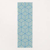 Tapis De Yoga Cubes d'illusion optique Abstraite rétro Motif ble (Devant)