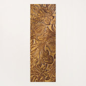 Tapis De Yoga Cuir Brown Faux (Dos)