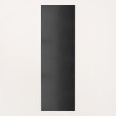 Tapis De Yoga Cuir noir Faux (Devant)