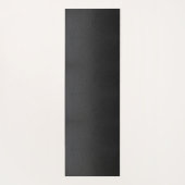 Tapis De Yoga Cuir noir Faux (Dos)